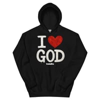 Image 1 of Trubledera I Love GodUnisex Hoodie
