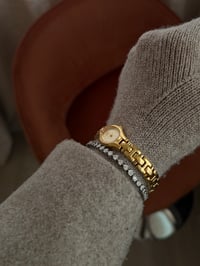 Image 4 of Gold Tone Gold Dail Dainty Ladies SEIKO 