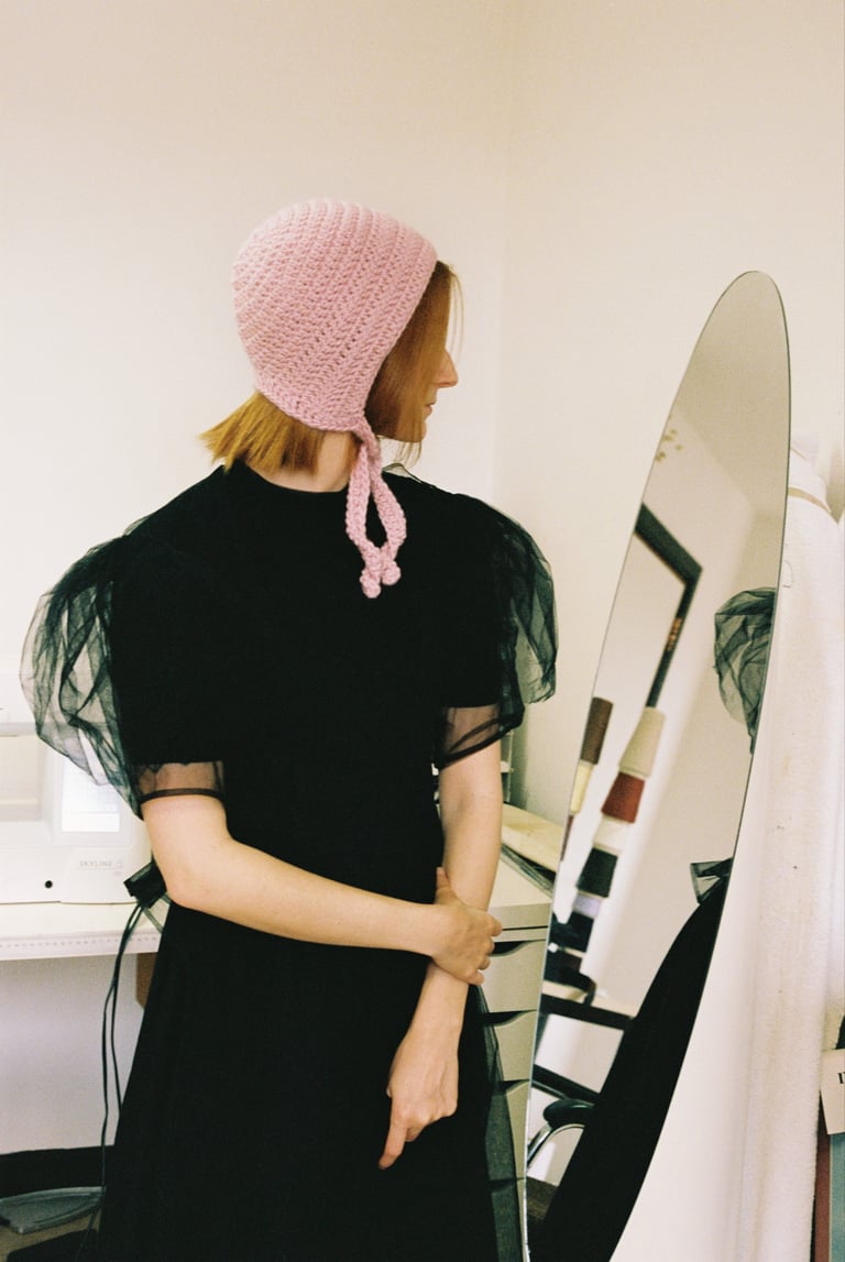 Pink bonnet Image 2