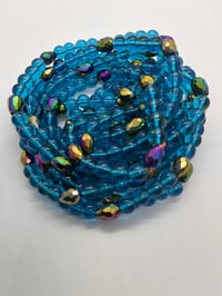 Image 2 of Senegalese Style Waist Beads (Blue Edition ) 