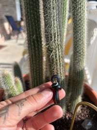 Image 2 of “cosmic lanes” mushroom pendant