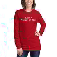 Image 5 of "I am A Woman of God" Long Sleeve Tee