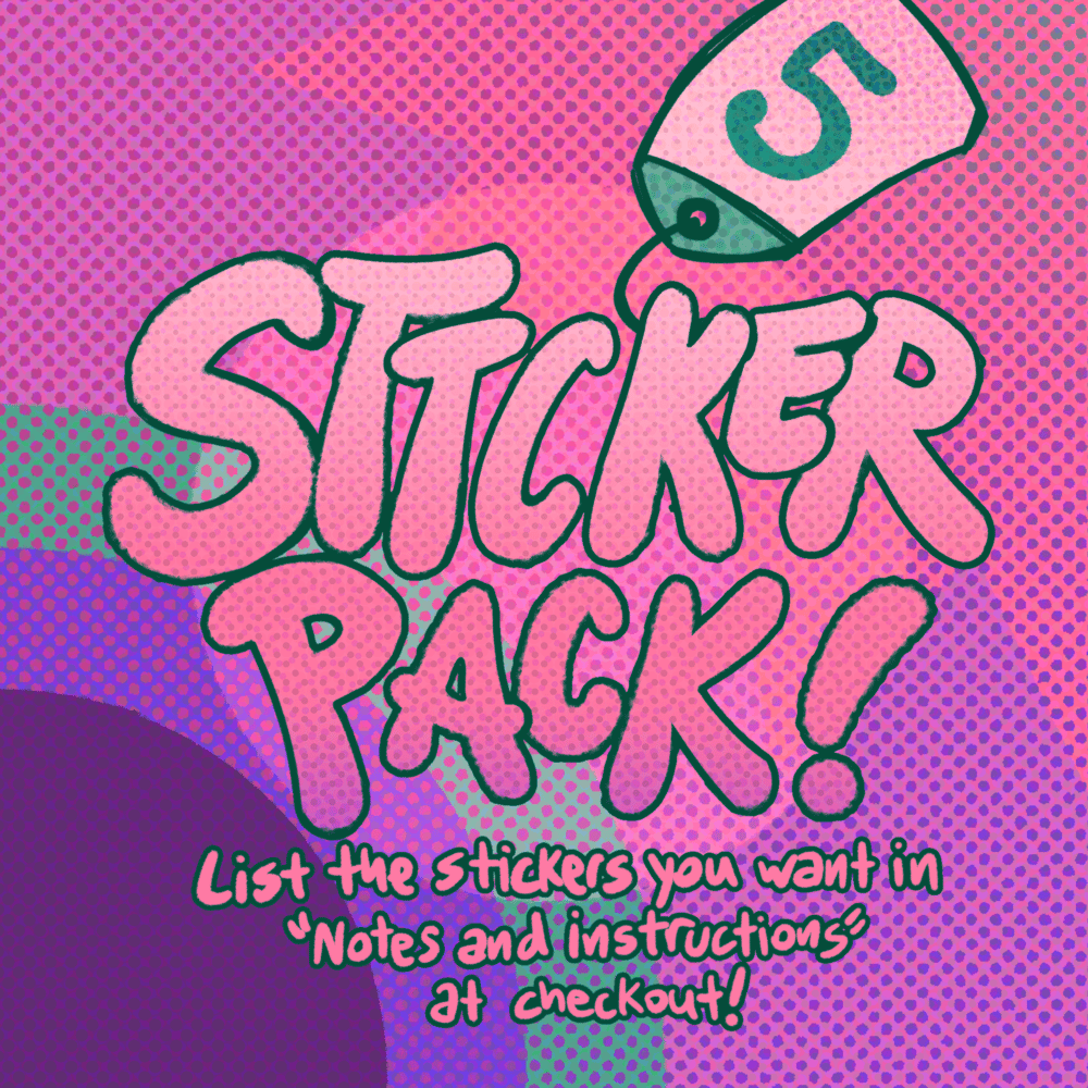 Image of 5 Sticker Pack! Choose your own