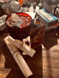 Image 1 of Poetic Tarot Goblet Candle & Energy Healing Kit