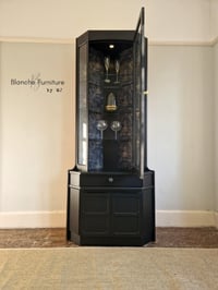 Image 2 of Corner Drinks Cabinet with light with LUXURY lining by Nathan