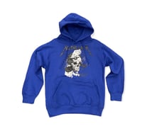 Metallica Skull Head Rock N Roll hoodie In Royal/Black