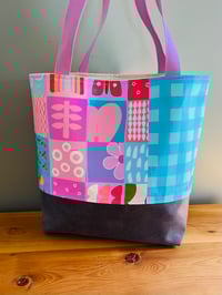 Image 1 of Fabric Tote - Happy Summer Vibes