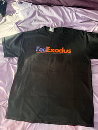 Image 1 of Exodus “ Fedexodus” shirt in medium!