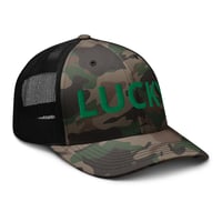 Image 2 of Lucky Camo Trucker Hat