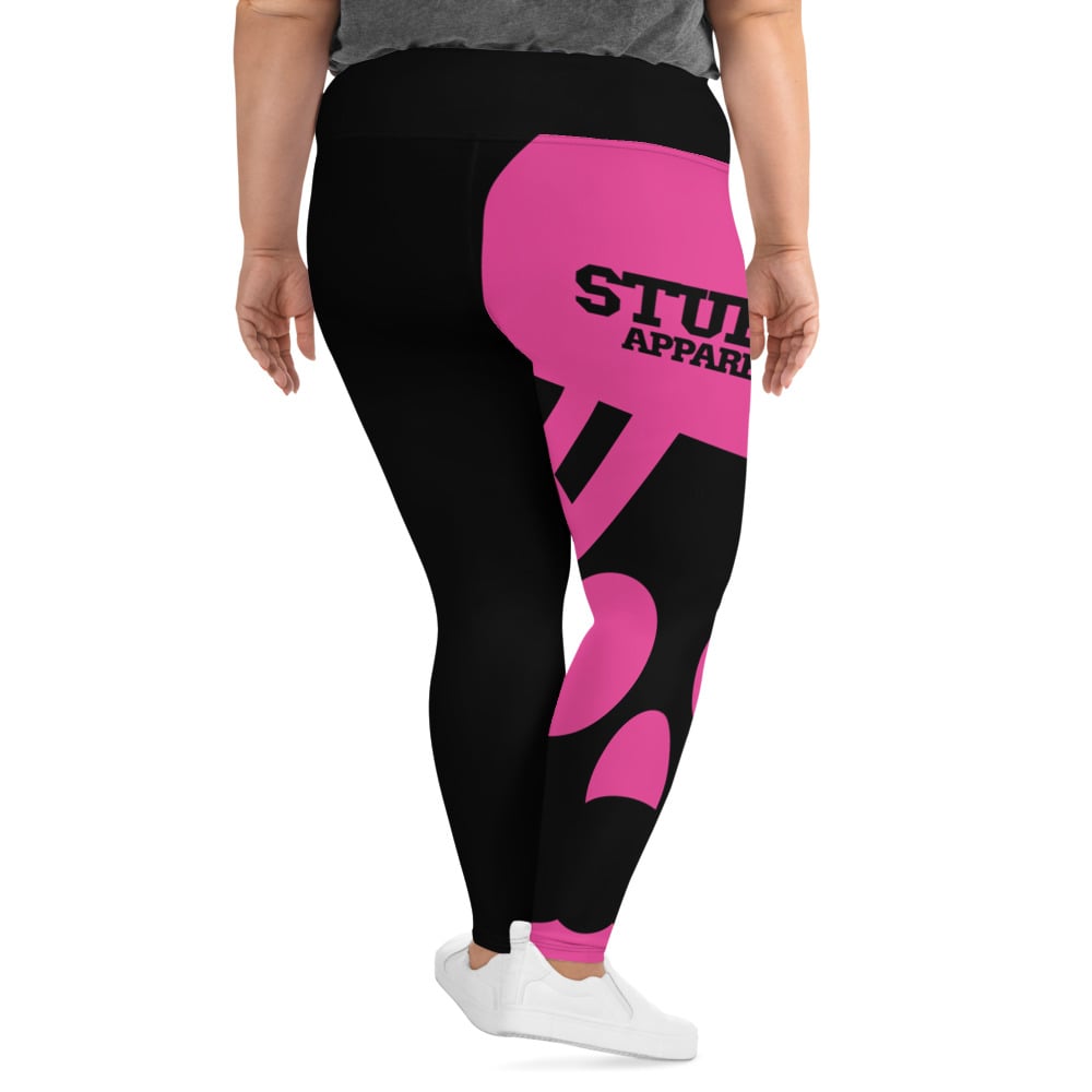 Love To Love Pink Plus Size Leggings