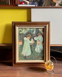 Image 1 of “Carnation, Lily, Lily, Rose”, reproduction oil painting