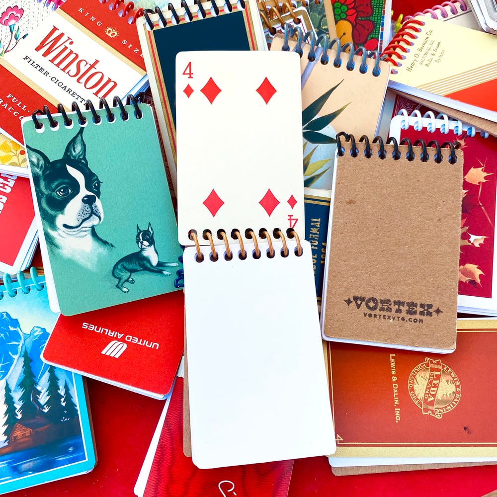 Playing Card Notebook | Vortex Vintage