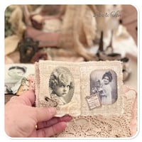 Image 5 of Vintage style button box and snippet book