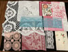 Vintage laces and fabrics embellishment pack