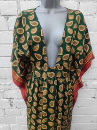 Image 5 of FLORENCE maxi dress forest green and rust