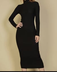 Image 1 of  Essential LongSleeve Midi Dress