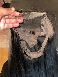 Image 3 of 28 inch 4x4 hd straight wig 