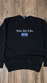 Image 2 of Salvi Till I Die embroidered -Crewneck Sweatshirt UNISEX