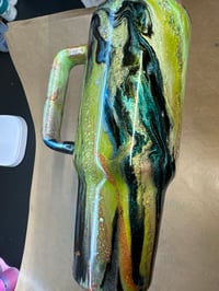 40oz green orange swipe 