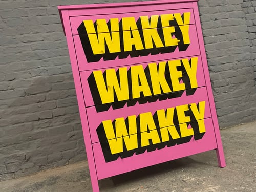 Image of Wakey Wakey Wakey Tallboy Chest of Drawers