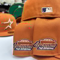 Image 2 of New Era 59Fifty Rust/ Triple Tone Star/ Green UV