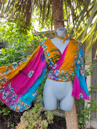 Image 3 of Wanderlust Stevie top rainbow tie dye upto 14