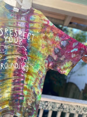 Image of XL Disrespect Your Surroundings Tie Dye Shirt 2