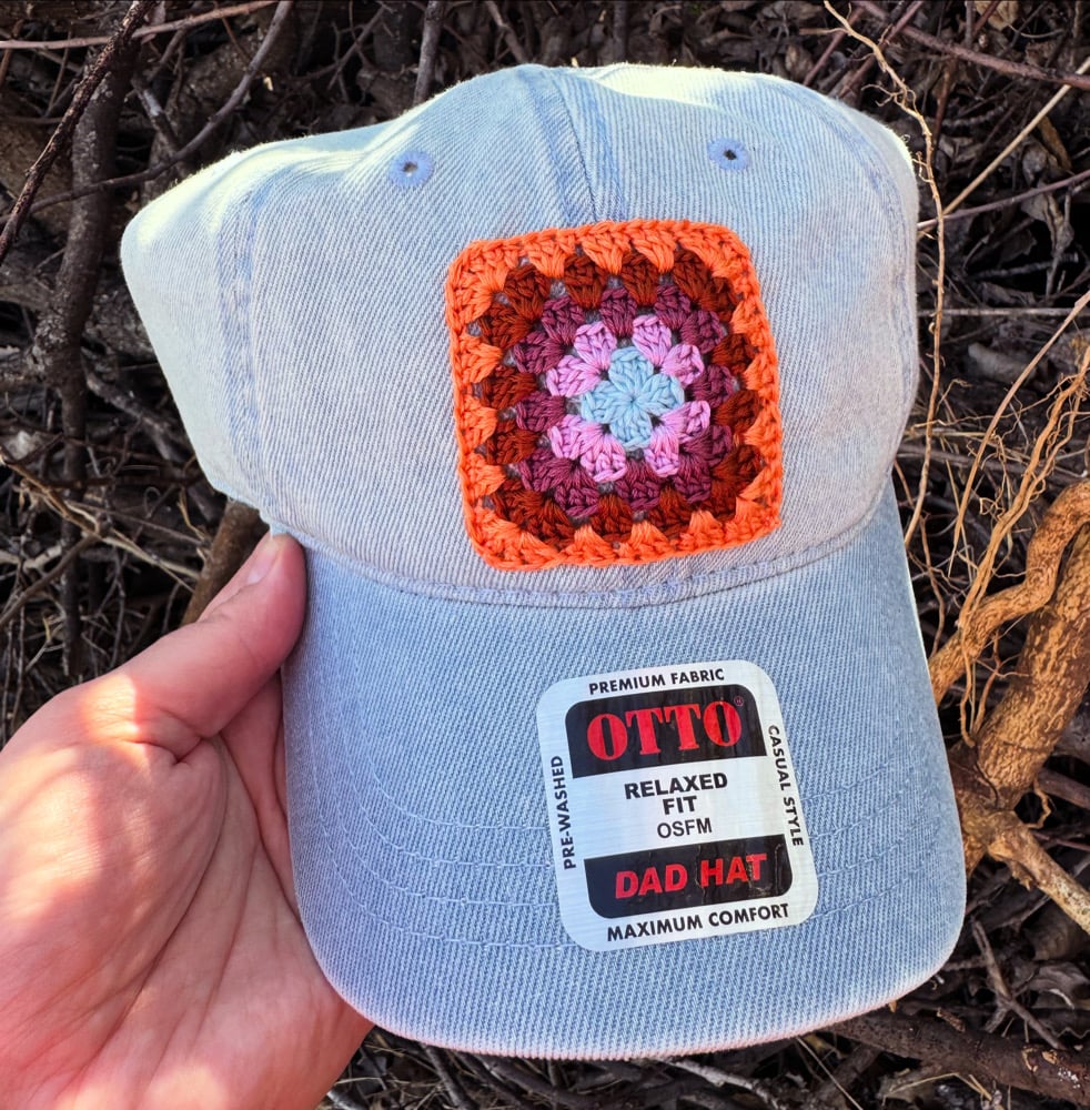 Image of Pre-Order Custom Granny Square Trucker Hat