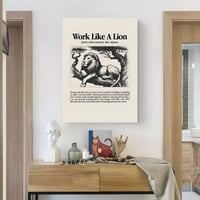 Image 1 of Home decor Life attitude quotes Poster HD art sticky wall waterproof home living room bedroom bar ae