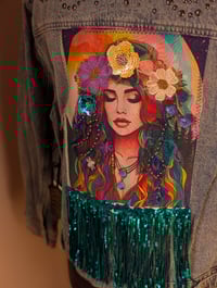 Image 2 of Embellished Denim Jackets xs options available 