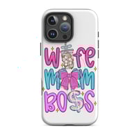 Image 9 of MagSafe® tough case for iPhone®- Mom Wife Boss