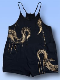 Image 1 of “TENTACLES” BLEACHED PAINTED OVERSIDED ROMPER LARGE