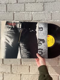 The Rolling Stones – Sticky Fingers - First Press LP with working zipper.