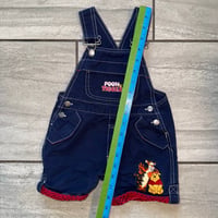 Image 5 of Vintage Winnie The Pooh Shortalls size 24 months 