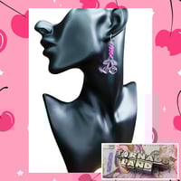 Image 1 of Pink Cherry Earrings