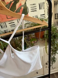 Image 2 of White crop top