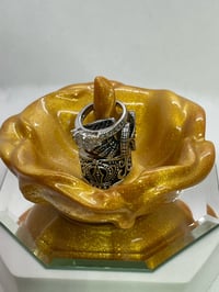 Image 13 of Handcrafted Resin Flower Ring Holder