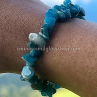 Image 3 of NEW* Apatite Chip Bracelet 