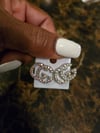 Double G Earrings (Rainbow Silver)