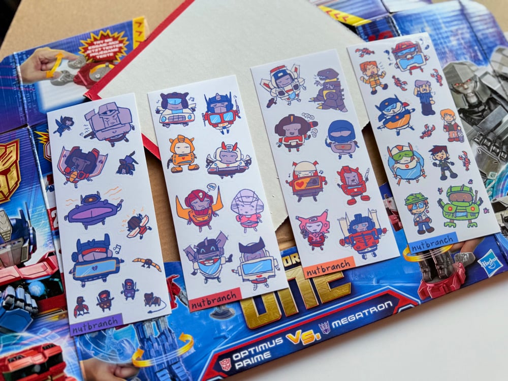 Image of TF Sticker Sheets