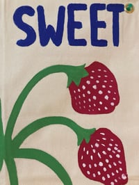 Image 3 of 'I Am Sweet I Am Bitter' Painted Wall Banner