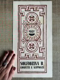 Image 2 of La Papesse. Grande carte du tarot de Marseille, 1963, 37x20cm, vintage italien