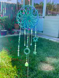 Image 1 of Earth Spiral Resin Sun Catcher