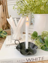 Image 2 of White Skinny Taper Candles ( Bundle of 8 )