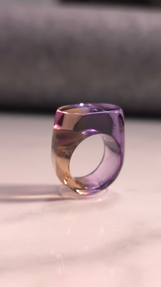 Image of Ametrine Jelly Ring Signet 