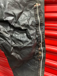 Image 10 of Leather pants w Elvis belt buckle