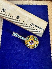 Image 2 of Vintage Italian Micro Mosaic Mandolin Brooch – Mid-Century Souvenir Art