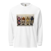 Image 1 of Cowboy Carter Avengers Garment-Dyed Heavyweight Long-sleeve Shirt - White