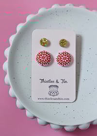 Image 3 of Twin Pack Christmas Studs - 447