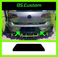 X1 Vw Golf Mk7/7.5 Plate Backing Surround Sticker Decal 